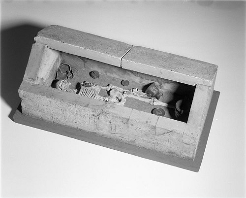 kurkmodel ; maquette grafkamer